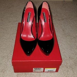 Charles Jordan Blk Patent Pump